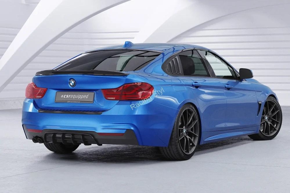 Boční kryty oken Glossy Black pro BMW 4 F36 Gran Coupe