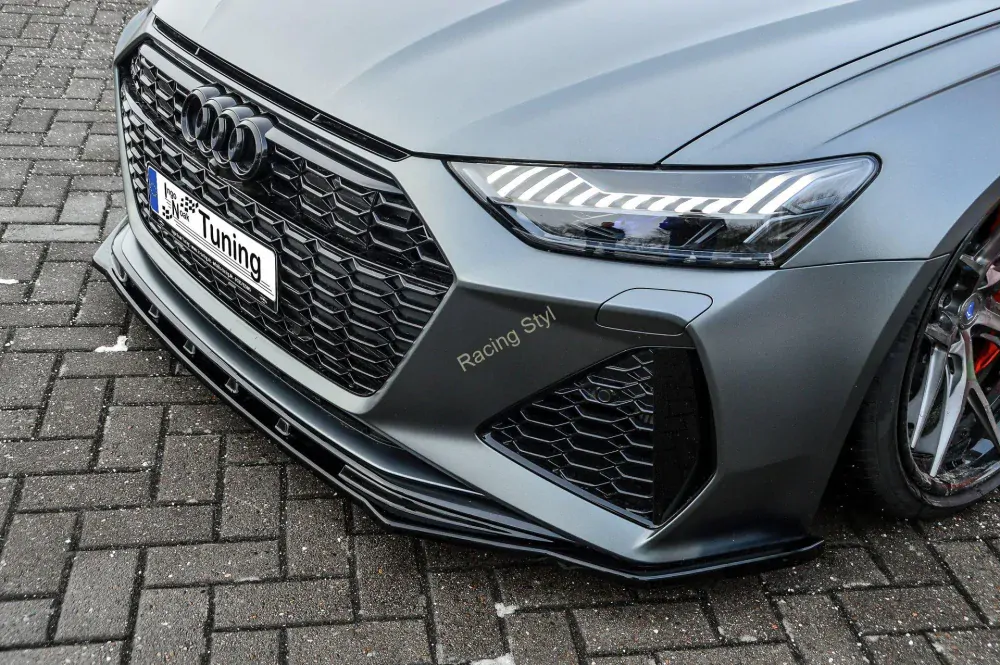 Audi RS6 C8 spoiler pod přední nárazník lip IN Tuning