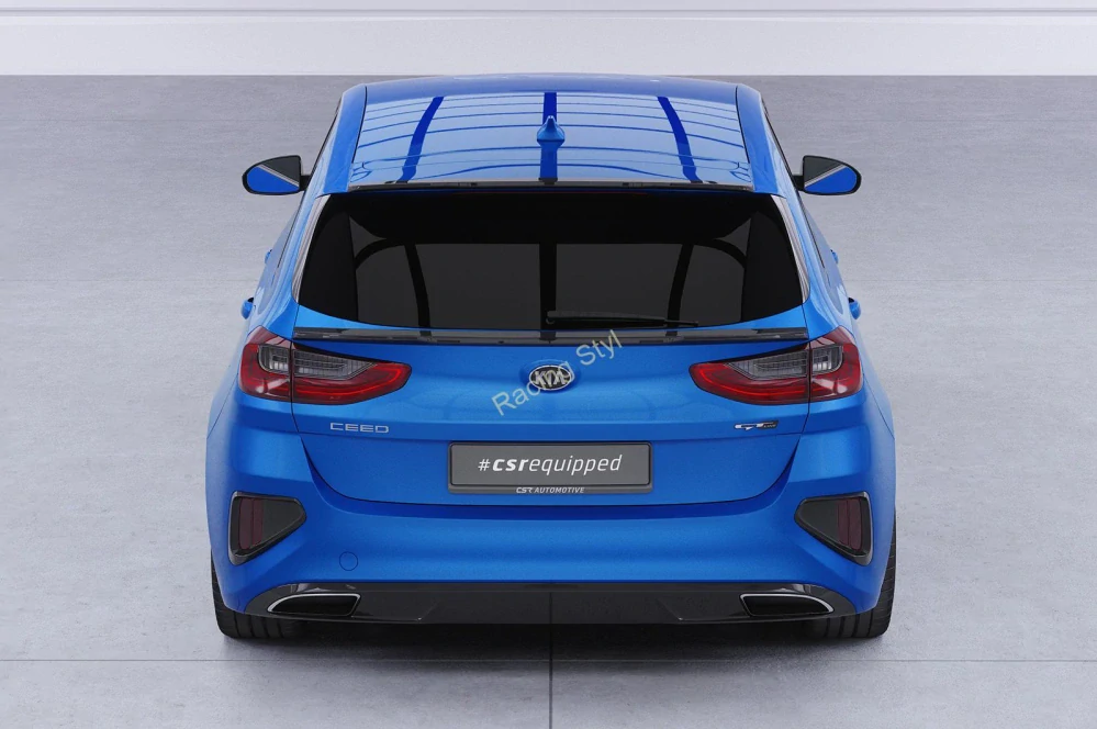 Kia Ceed (CD) spoiler pod zadní okno Glossy Black CSR Lesk.
