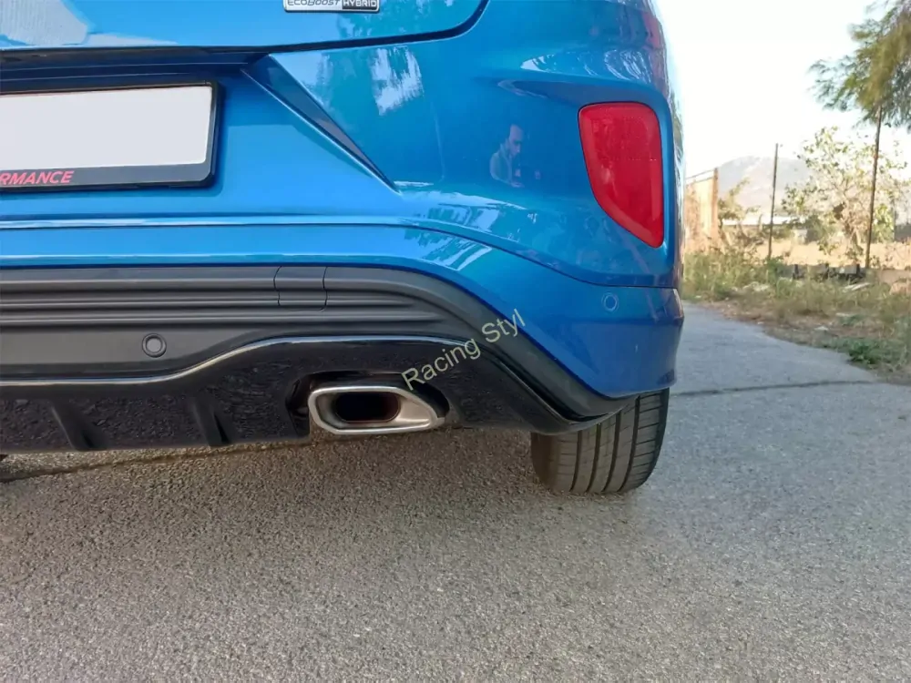 Ford Puma ST-Line 2019- difuzor na zadní nárazník Glossy Black MD Design Lesk.