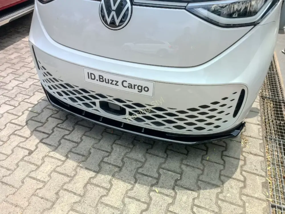 VW ID. Buzz přední spoiler pod nárazník Glossy Black MD Design Lesk.