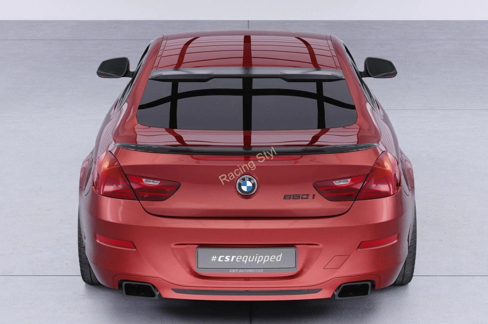 BMW 6 F13 Coupe spoiler na zadní okno Glossy Black CSR Lesk.