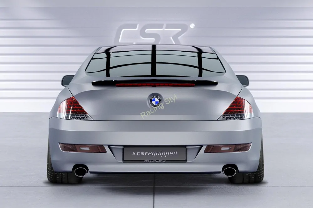 BMW 6 E63/ E64 spoiler na víko kufru Glossy Black CSR Lesk.