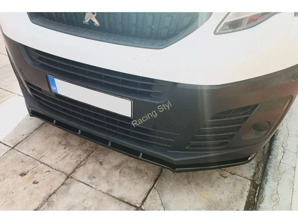Opel Vivaro C spoiler pod přední nárazník Glossy Black MD Design Lesk.