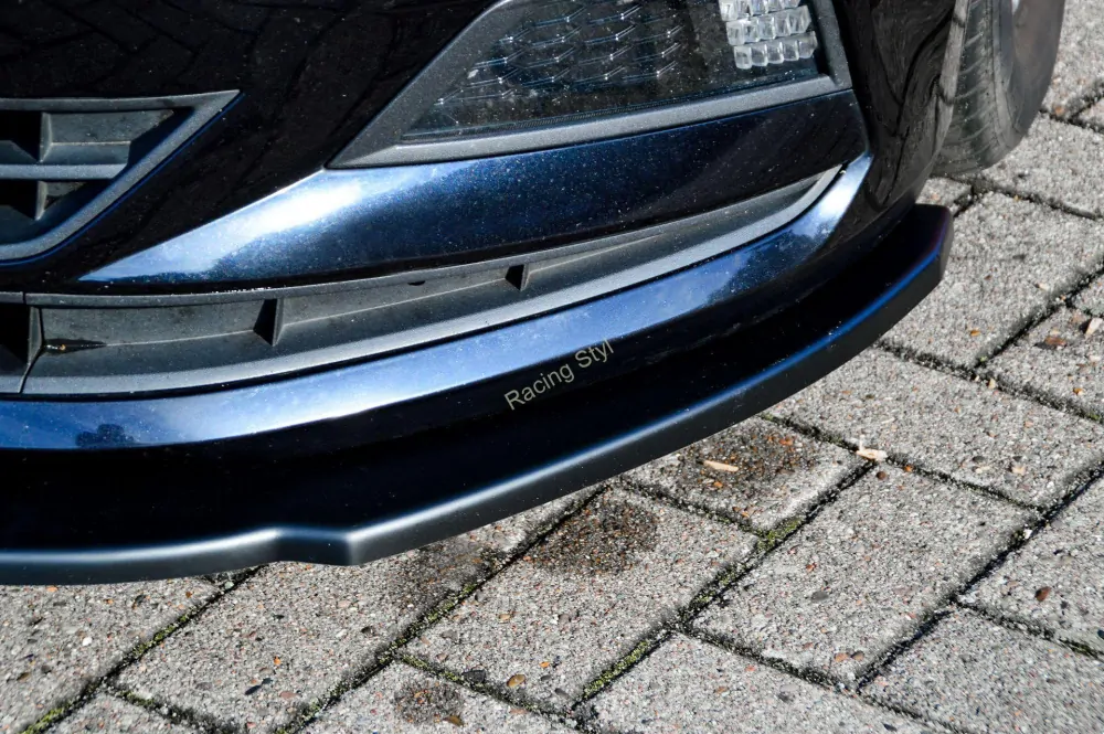 VW Polo 6 2G přední spoiler lipa V2 Glossy Black IN Tuning Lesk.