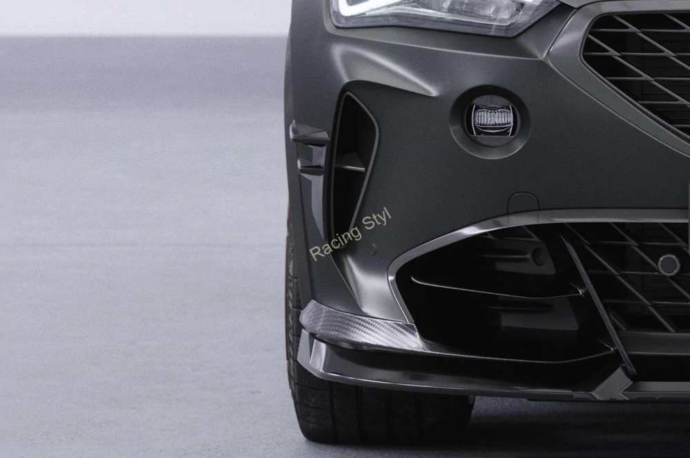 Cupra Formentor boční spoilery na přední nárazník Glossy Black CSR Lesk.