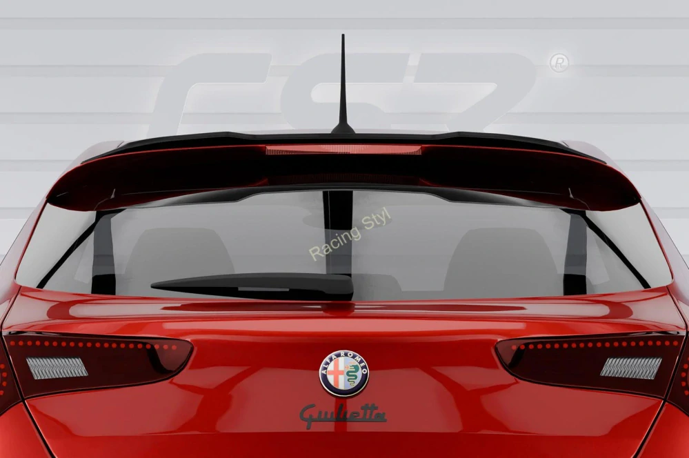 Alfa Romeo Giulietta typ 940 spoiler nad zadní okno Glossy Black CSR Lesk.