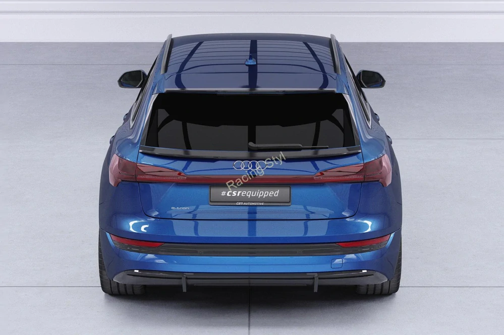 Audi e-tron/ Q8 e-tron (GE) spoiler pod zadní okno Glossy Black CSR Lesk.