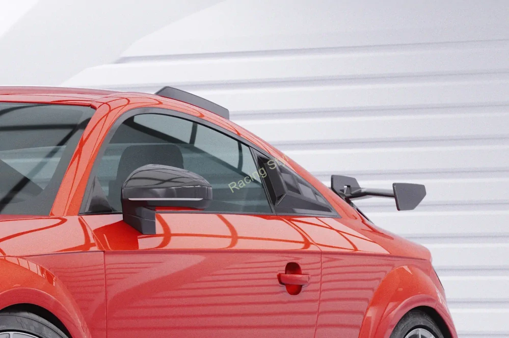 Audi TT FV/8S Coupe kryty na zadní boční okna Glossy Black CSR Lesk.