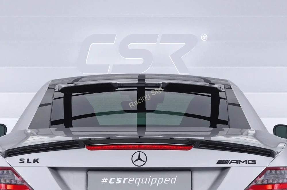 Mercedes-Benz SLK/ SLC R172 Roadster spoiler na zadní okno Glossy Black CSR Lesk.