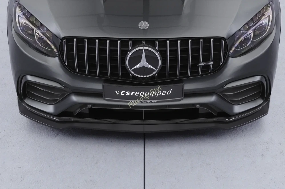 Mercedes Benz GLC 63 AMG X253/ C253 přední spoiler lip Glossy Black CSR Lesk
