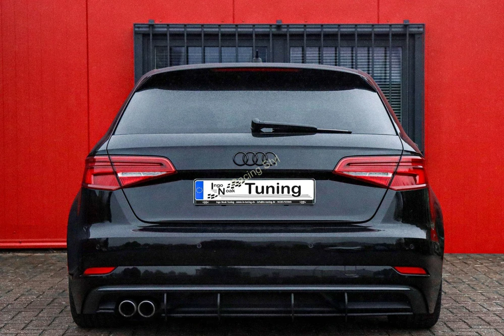 Audi A3 8V Sportback Facelift difuzor na zadní nárazník IN Tuning