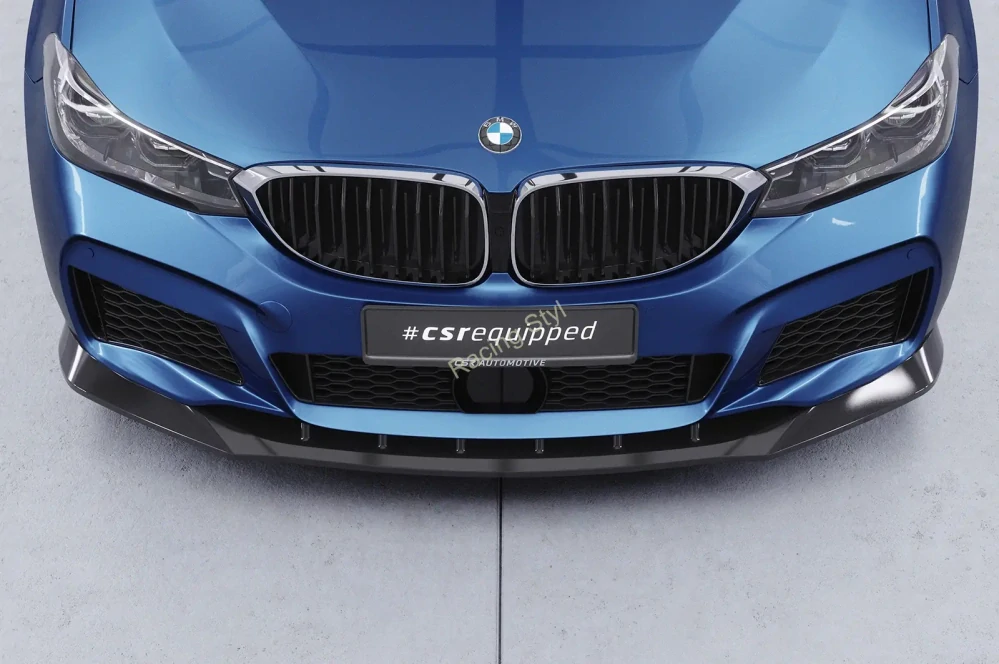 BMW 6 G32 Gran Turismo M-Paket přední spoiler lip Glossy Black CSR Lesk