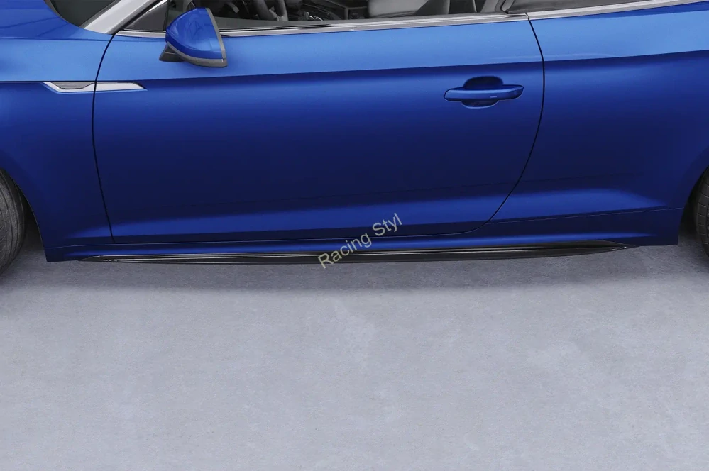 Audi A5 F5 nástavce na boční prahy Glossy Black CSR Lesk