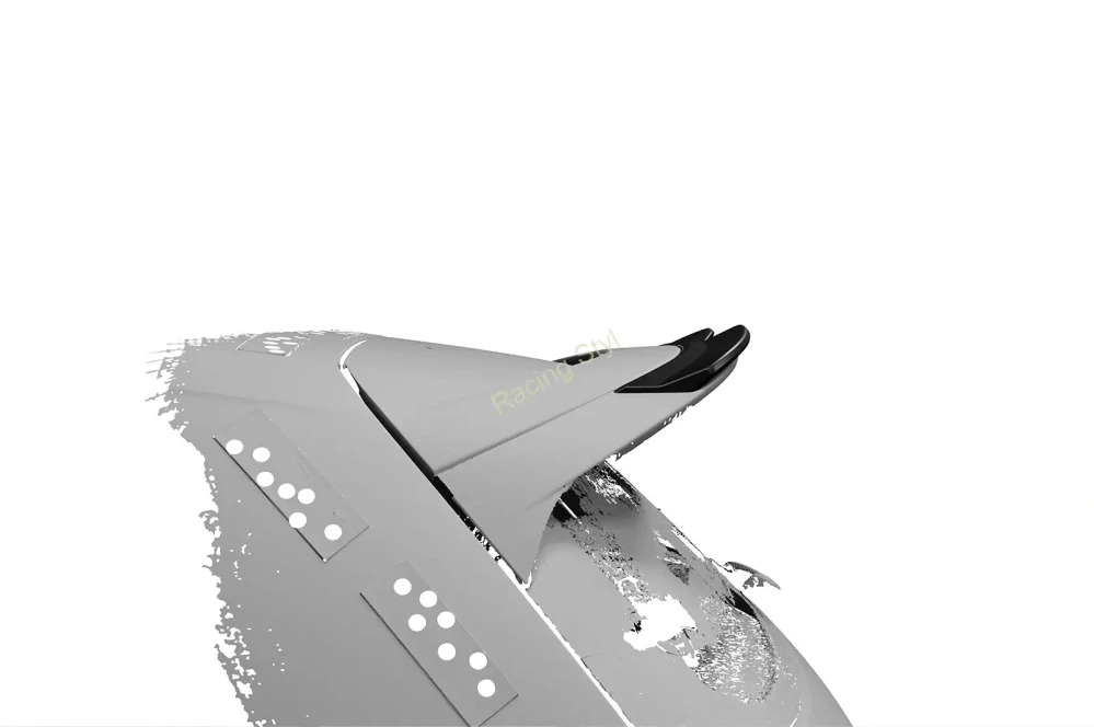 VW Golf 8 typ CD R Performance zadní spoiler na originální křídlo Glossy Black CSR Lesk