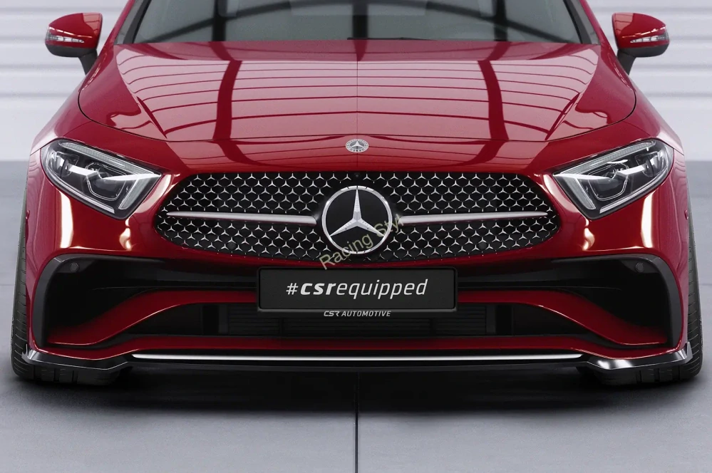 Mercedes-Benz CLS (C257) Facelift přední spoiler lip Glossy Black CSR Lesk