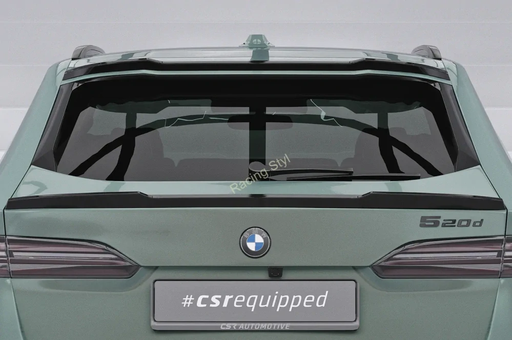 BMW 5 G61 Touring spoiler pod zadní okno Glossy Black CSR Lesk