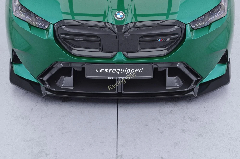 BMW M5 G90/G99 přední spoiler lip Glossy Black CSR Lesk