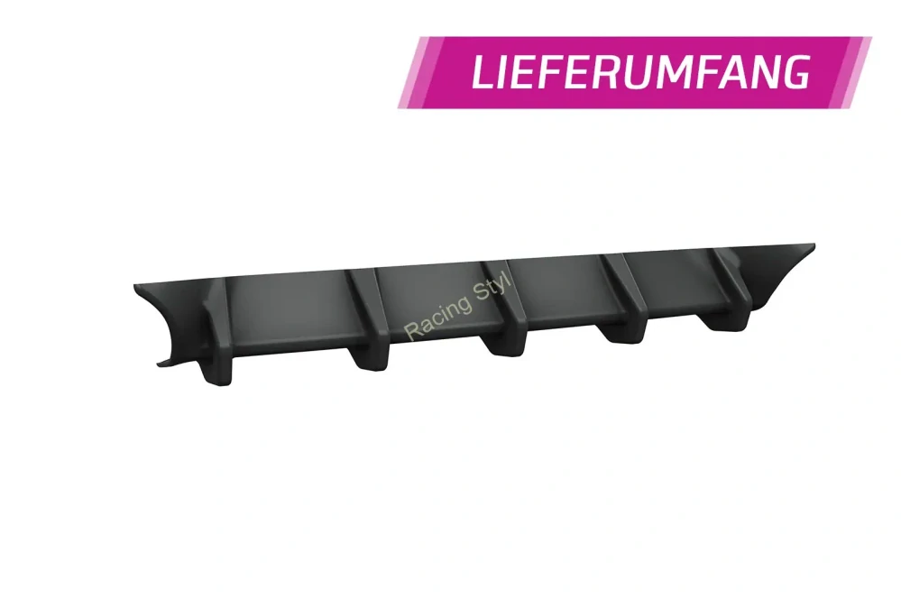 VW Golf 8 WA8 Variant R spoiler na zadní nárazník difuzor Glossy Black CSR Lesk