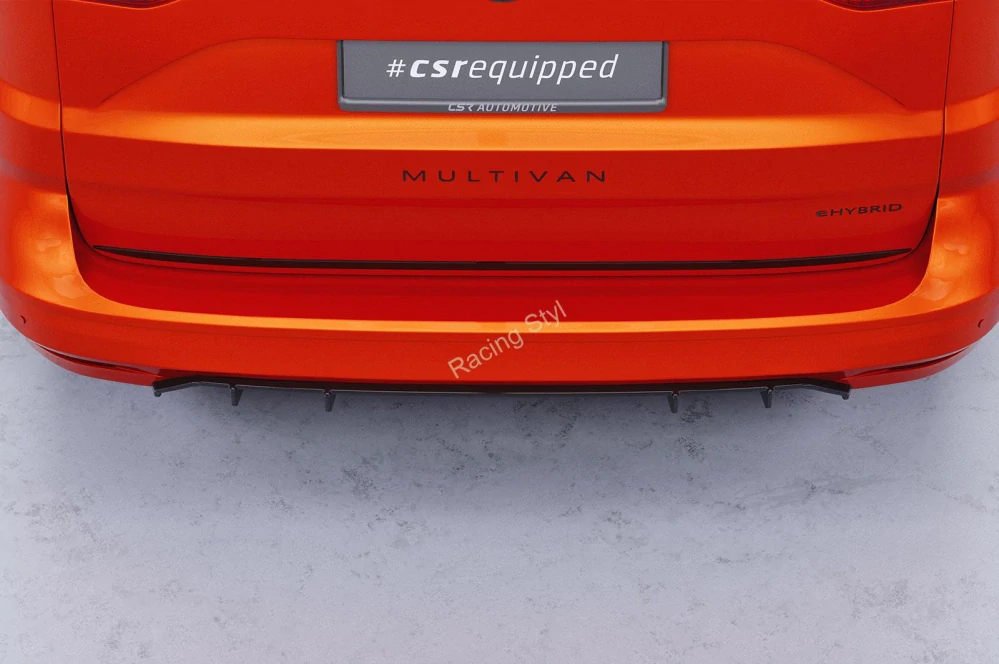 VW T7 typ ST spoiler na zadní nárazník difuzor Glossy Black CSR Lesk
