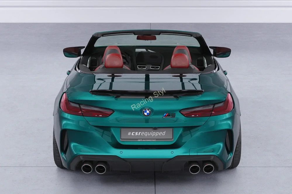 BMW 8/ M8 G14/ F91 Cabrio spoiler na víko kufru Glossy Black CSR Lesk