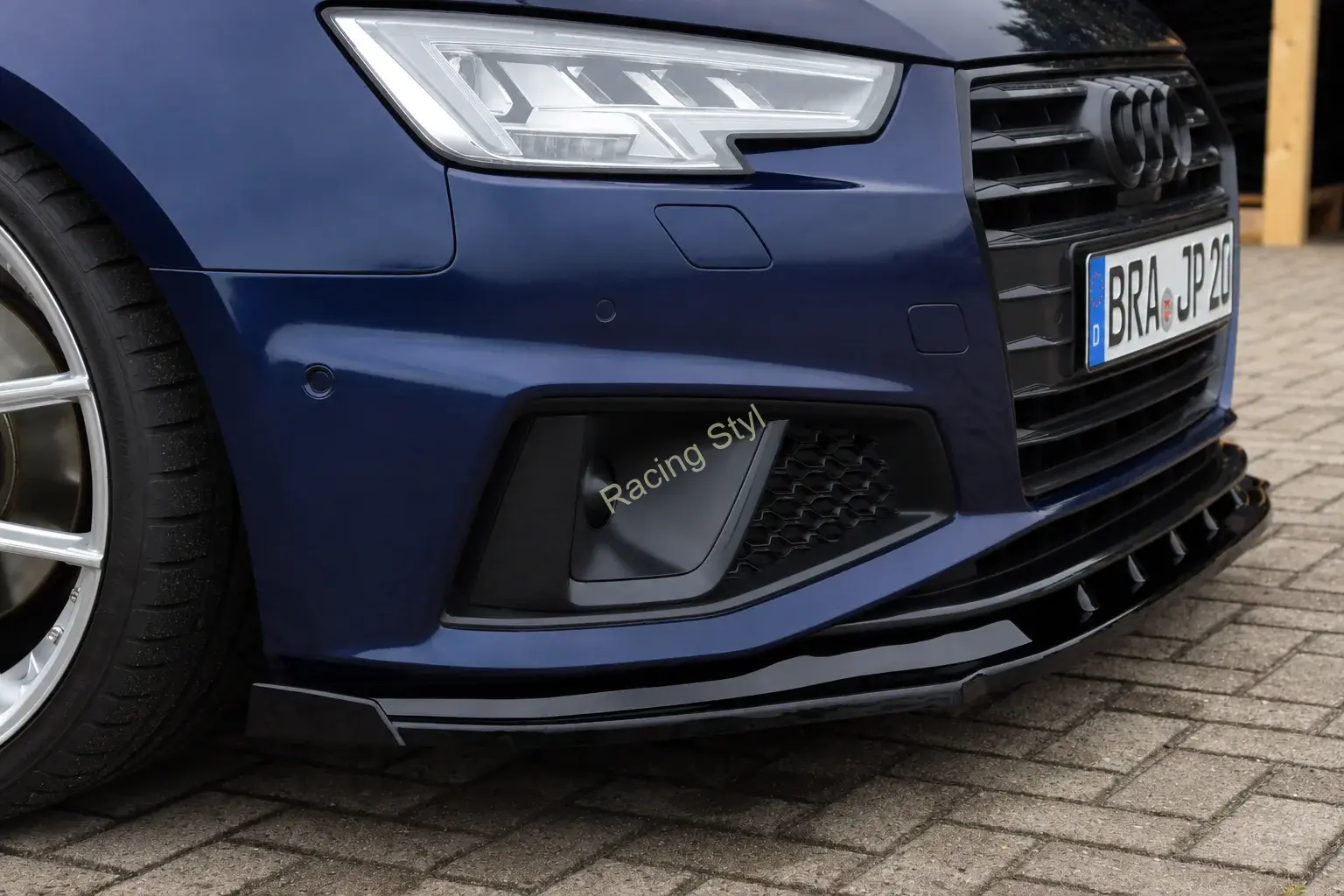 Audi A4 B9 S-Line Facelift Competition přední spoiler lip s křidélky IN Tuning