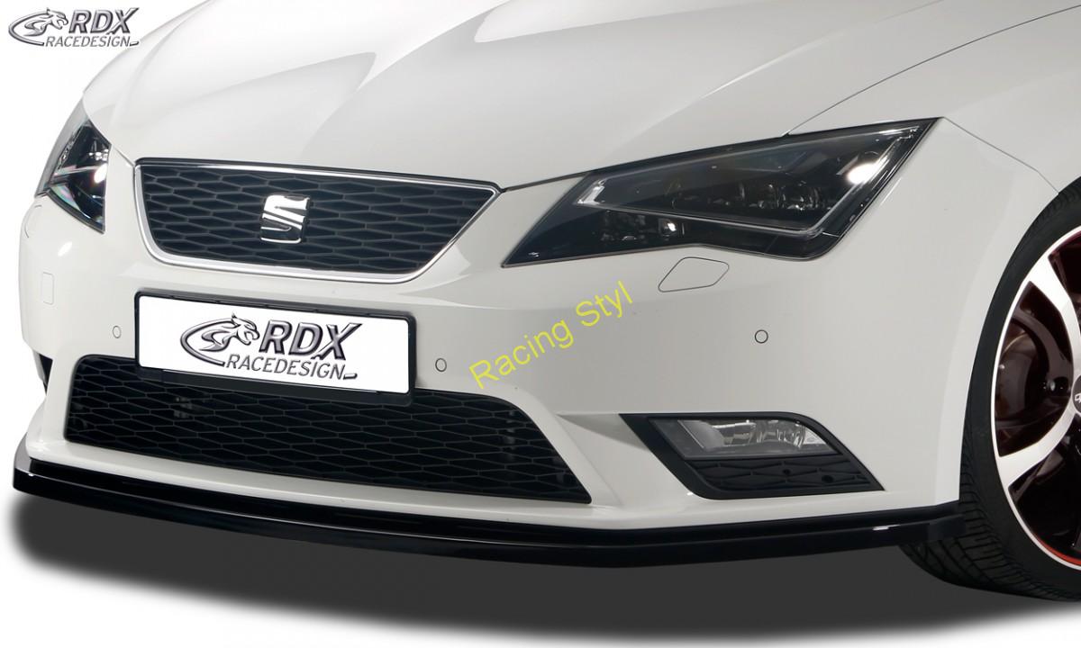 Seat Leon 5F spoiler lipa pod přední nárazník RDX Lesk.