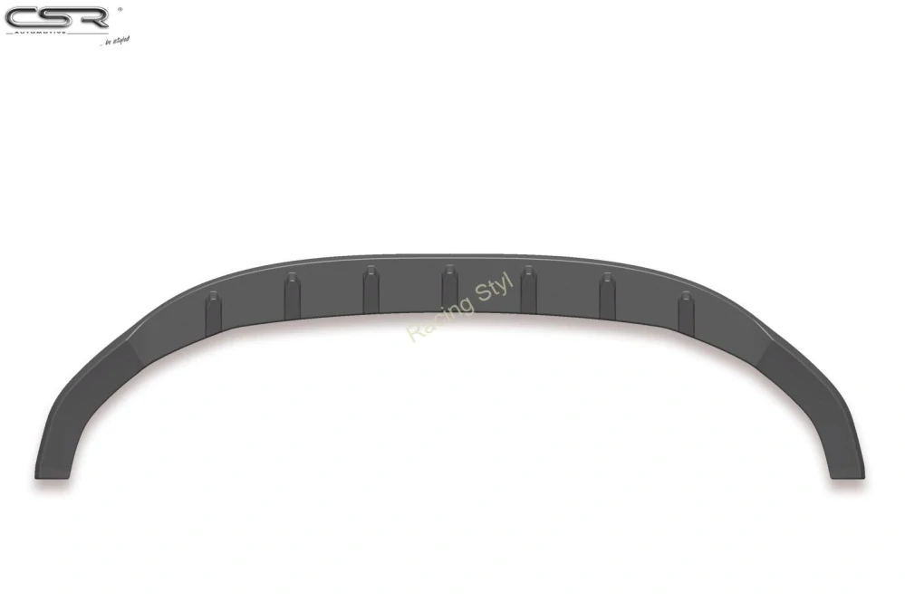 VW T6 Bus přední spoiler lipa Glossy Black CSR Lesk.