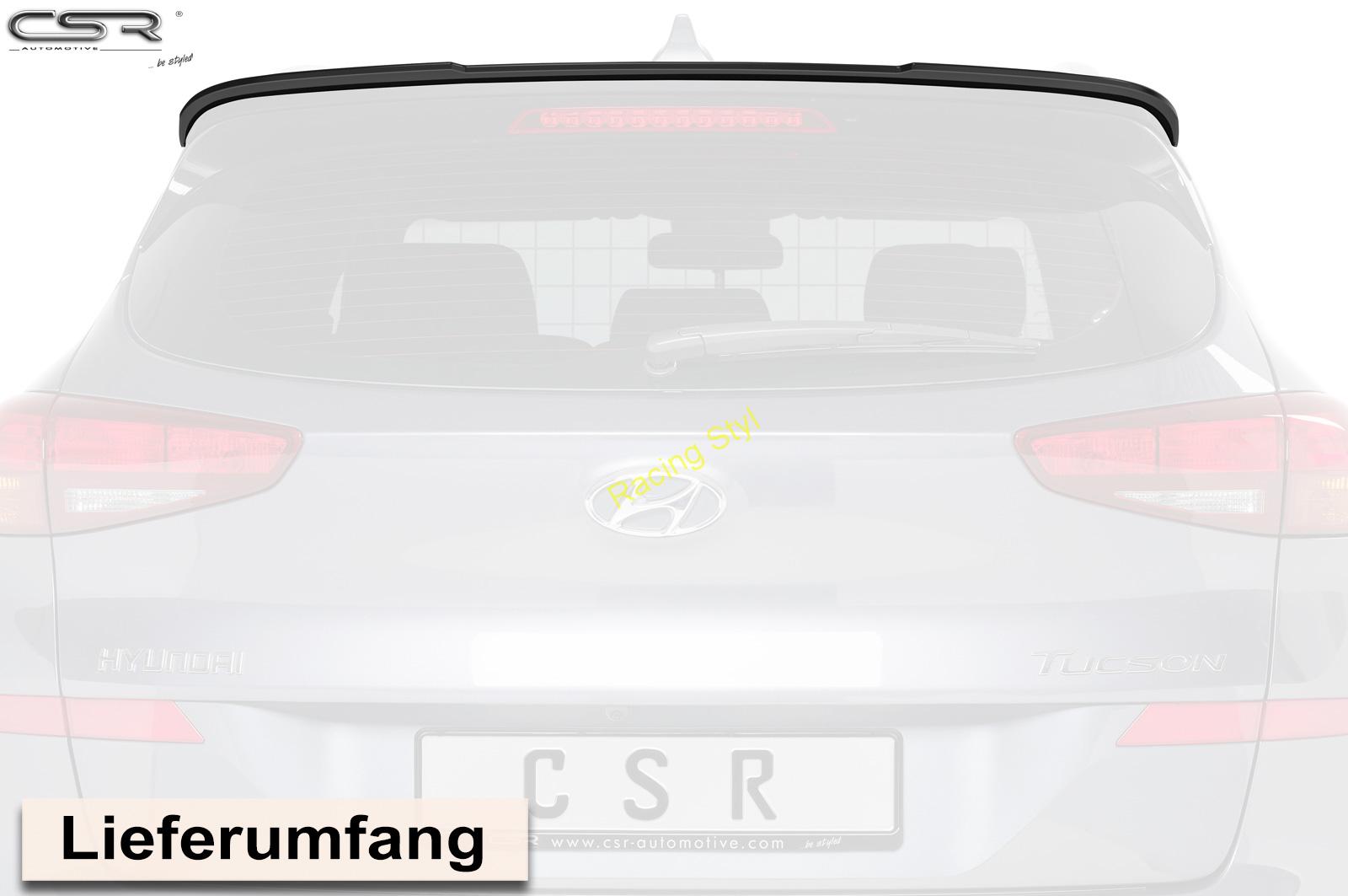 Hyundai Tucson (TL) zadní střešní spoiler Glossy Black CSR Lesk