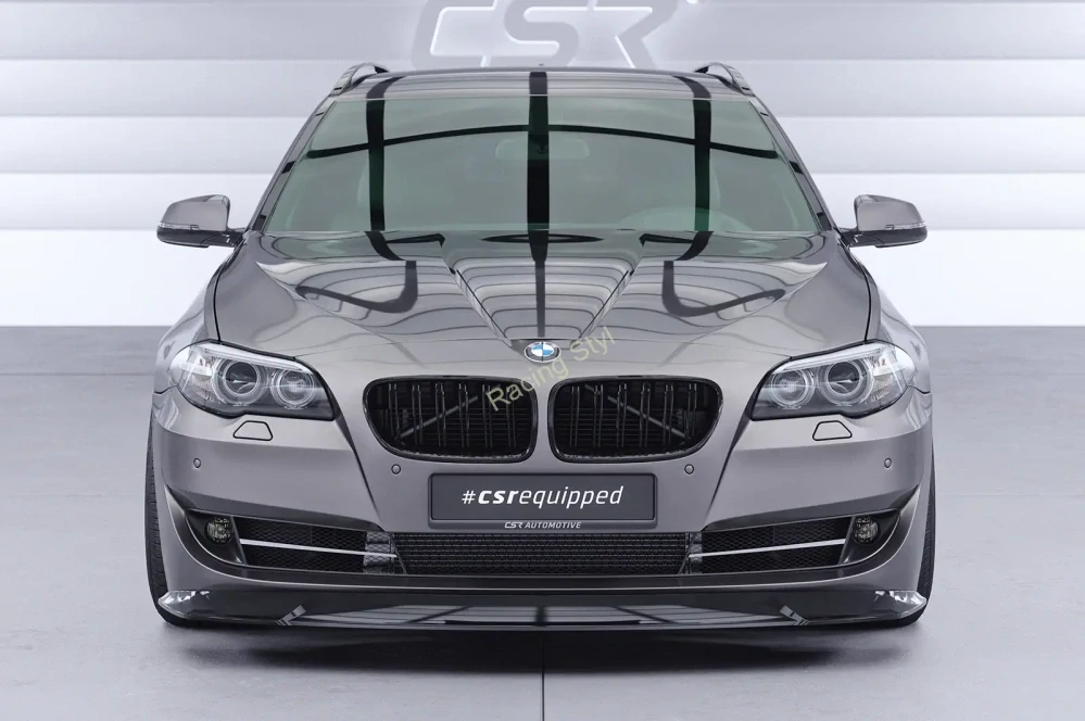 BMW 5 F10/ F11 přední spoiler lip Glossy Black CSR Lesk