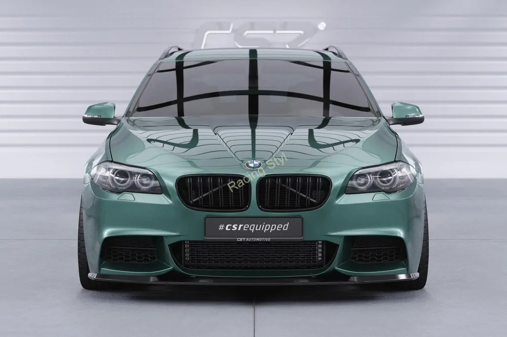 BMW 5 F10/ F11 M-Paket přední spoiler lip Glossy Black CSR Lesk