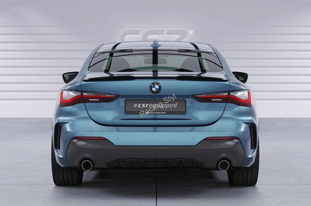 BMW 4 G22/ G82 Coupe spoiler na zadní okno Glossy Black CSR Lesk
