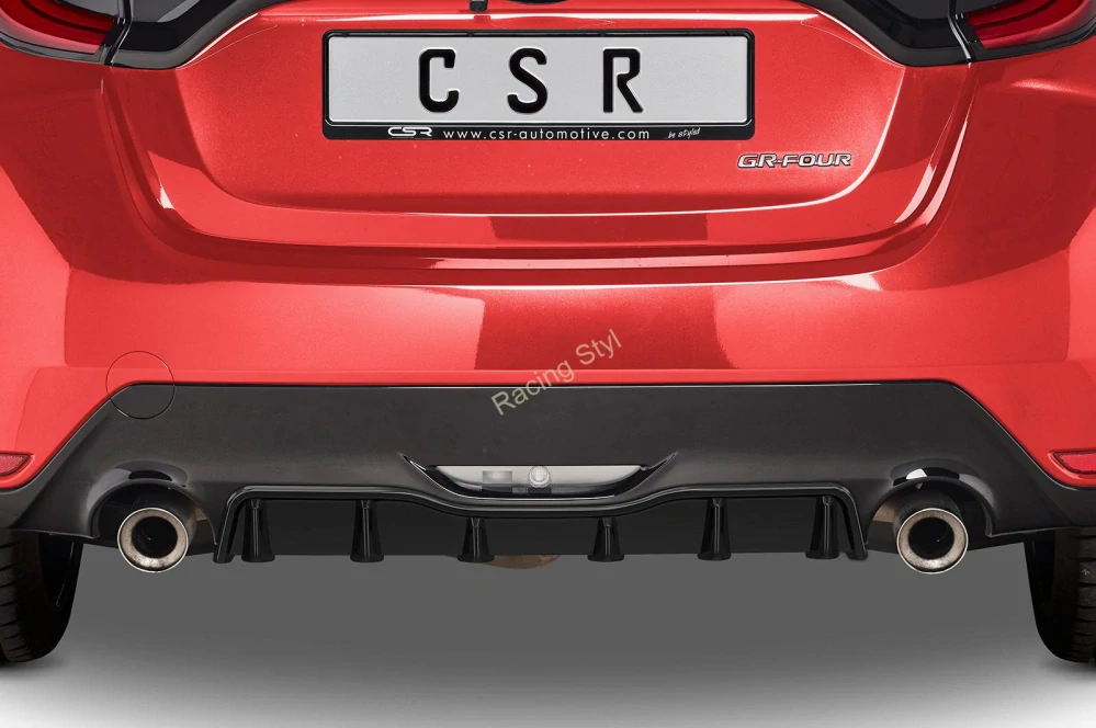 Toyota GR Yaris XP21 spoiler na zadní nárazník Glossy Black CSR Lesk