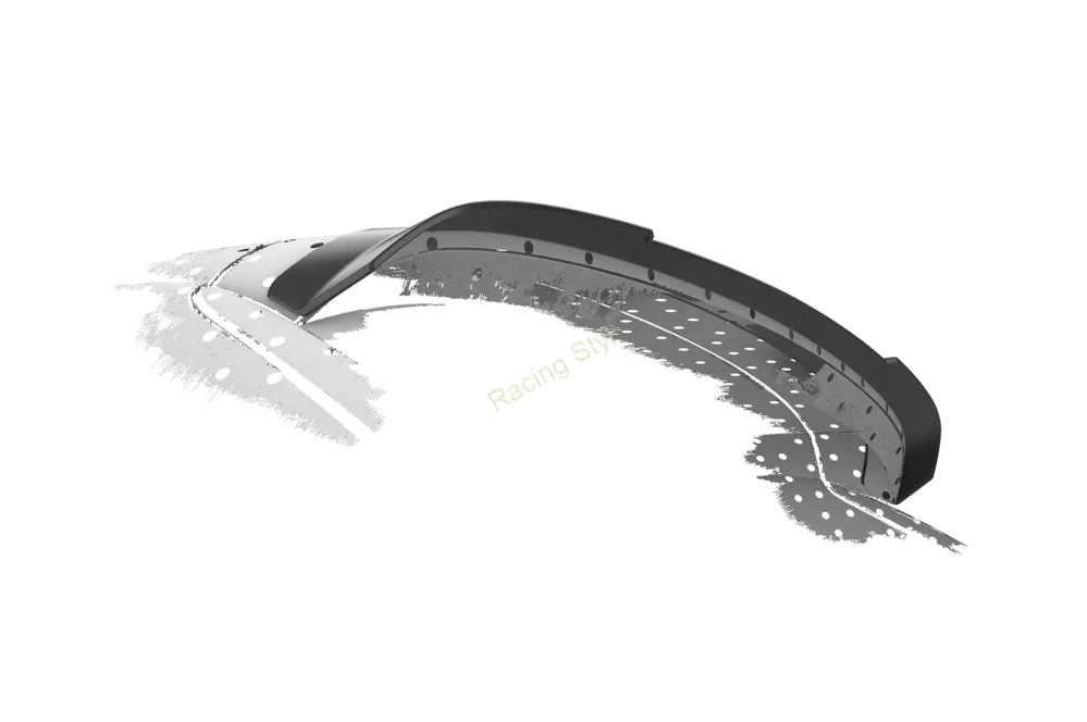 Audi Q7 4L spoiler nad zadní okno Glossy Black CSR Lesk