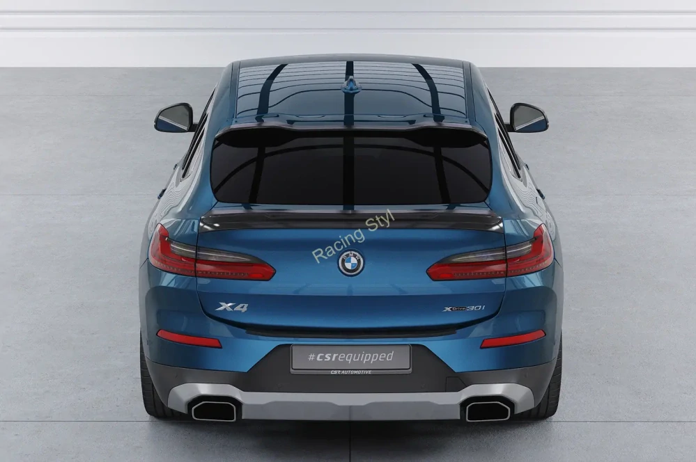 BMW X4 G02 spoiler pod zadní okno Glossy Black CSR Lesk