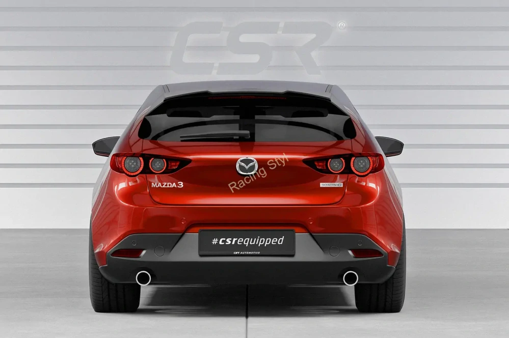 Mazda 3 typ BP Hatchback spoiler nad zadní okno Glossy Black CSR Lesk