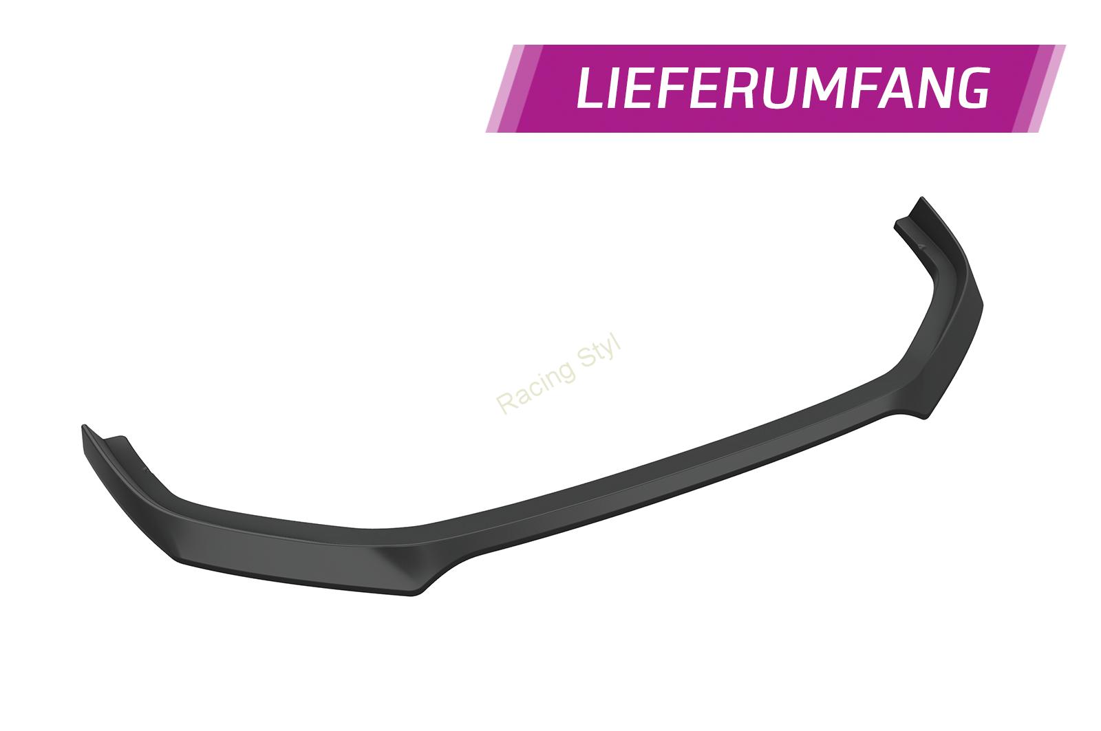 Audi A8 D5 přední spoiler lip Glossy Black CSR Lesk