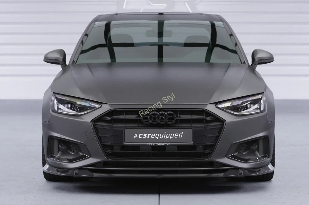 Audi A4 B9 typ 8W přední spoiler lip Glossy Black CSR Lesk