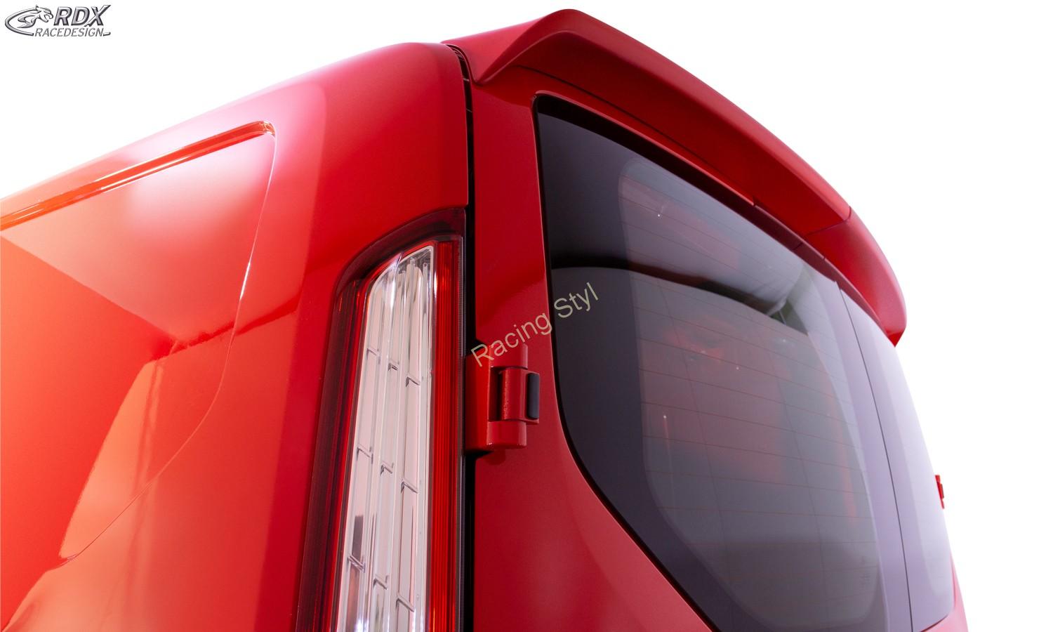 Ford Transit Custom/ Tourneo Custom strešní spoiler RDX na křídlové dveře