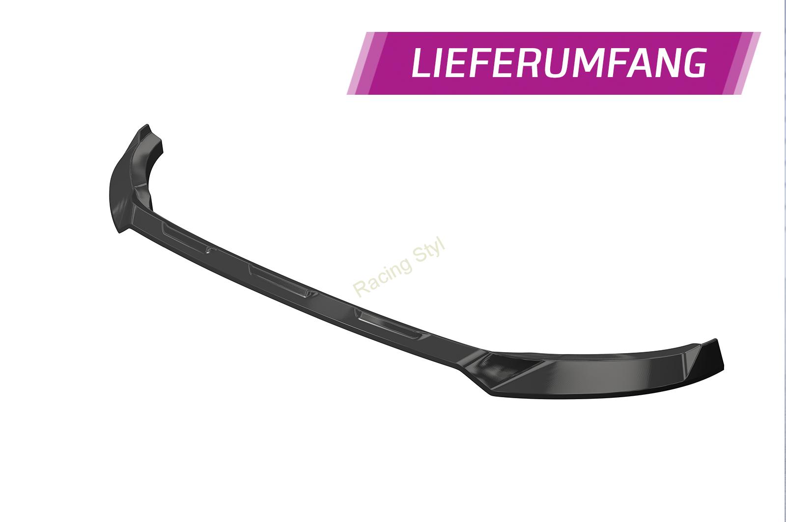 Hyundai Bayon přední spoiler lip Glossy Black CSR Lesk