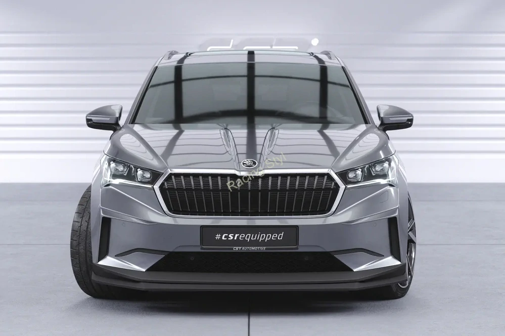 Škoda Enyaq iV přední spoiler lip Glossy Black CSR Lesk