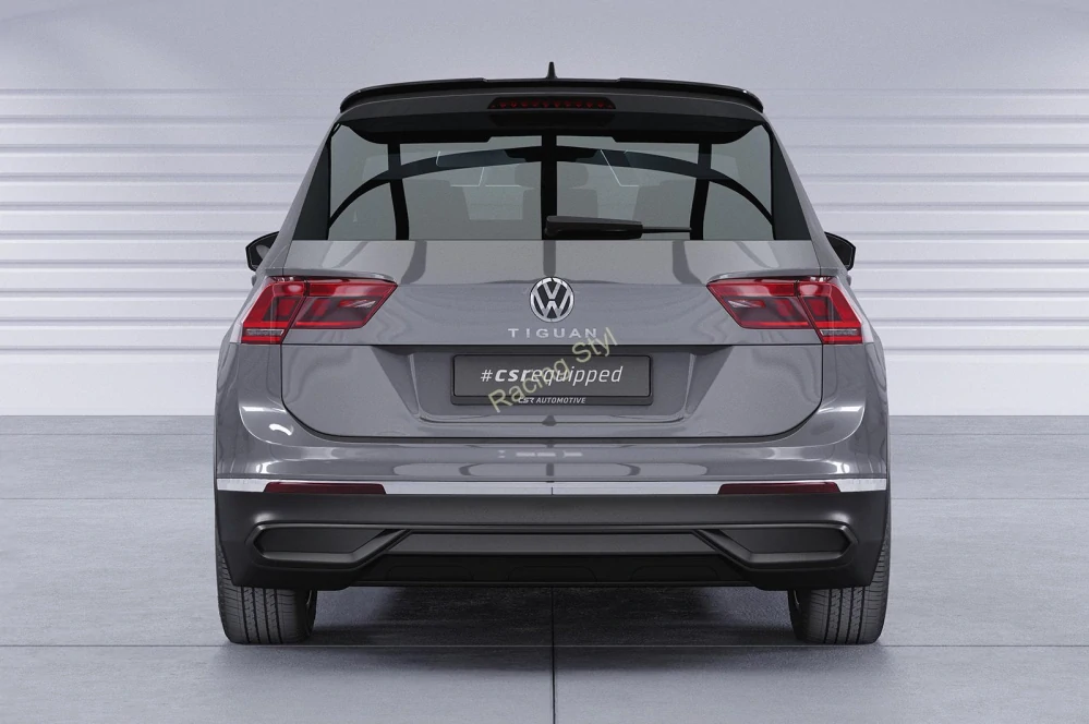 VW Tiguan II (typ AD1) spoiler na zadní dveře Glossy Black CSR Lesk.