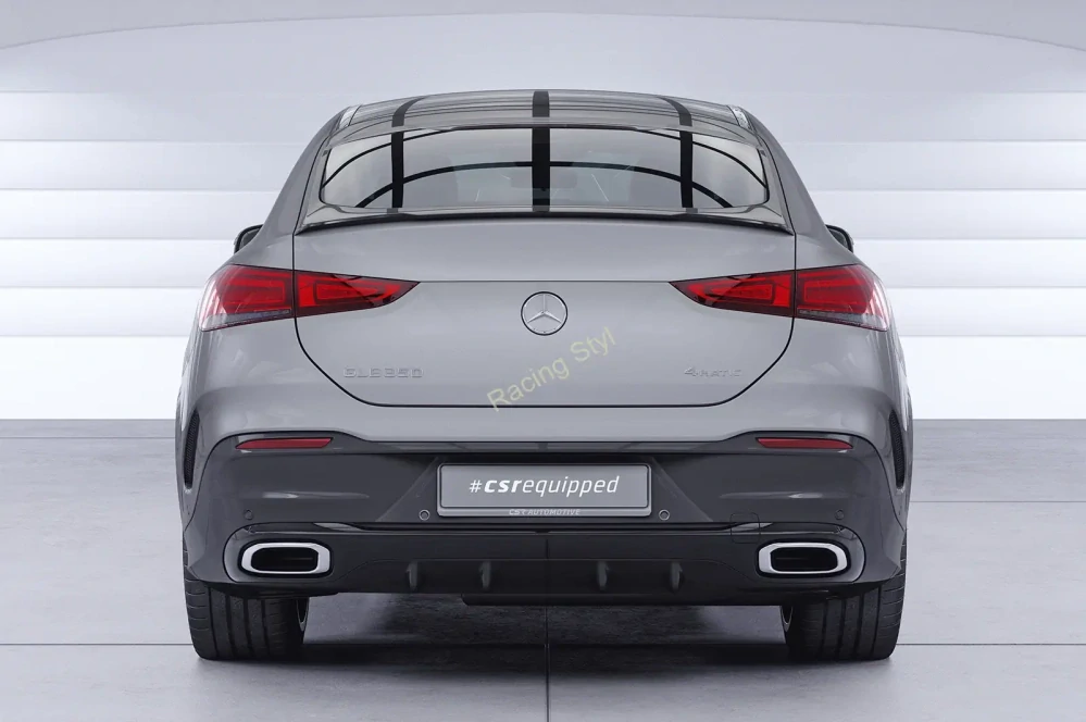 Mercedes Benz GLE C167 zadní spoiler Glossy Black CSR Lesk.
