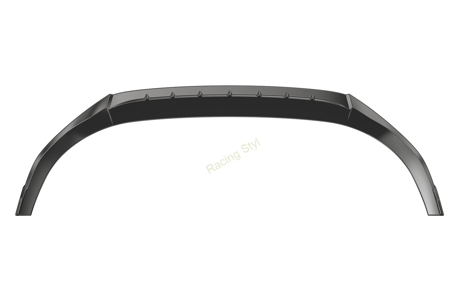 VW Golf 8 typ CD GTI/GTD/GTE/R-Line přední spoiler lipa Glossy Black CSR Lesk.