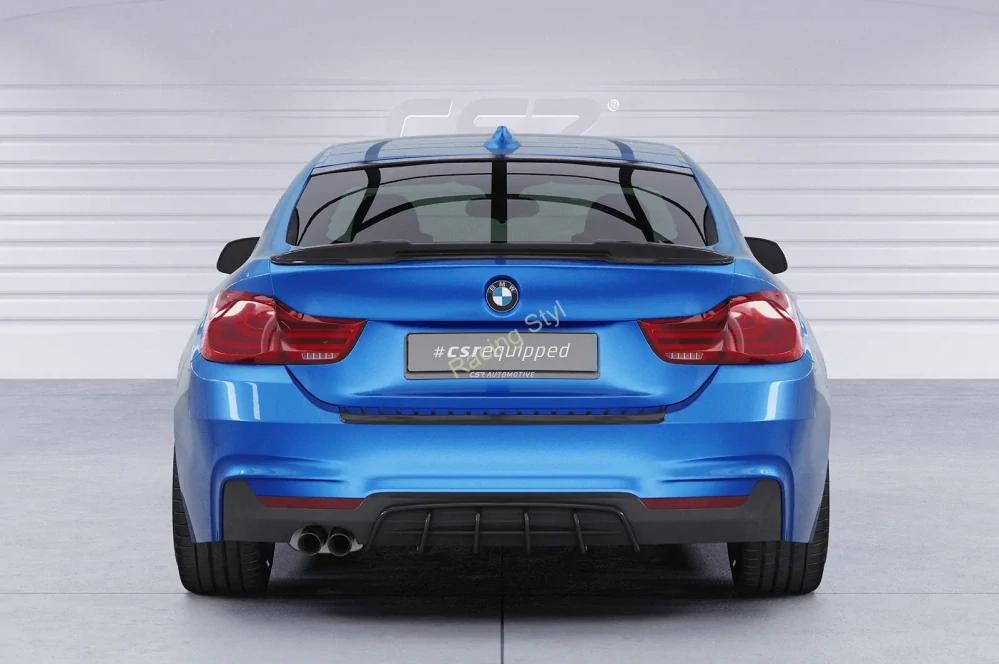 BMW 4 F36 Gran Coupe spoiler na víko kufru Glossy Black CSR Lesk