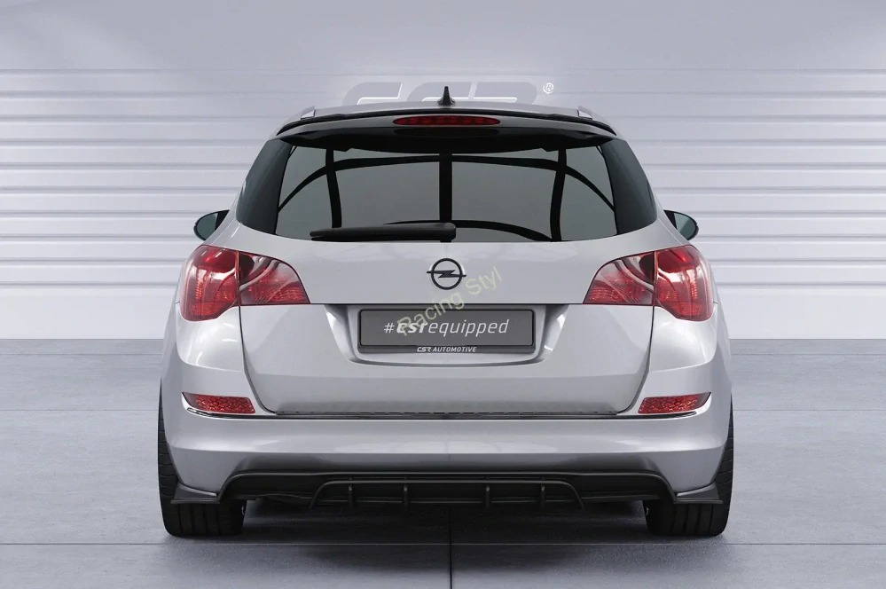 Opel Astra J Sports Tourer spoiler na zadní nárazník Glossy Black CSR Lesk.