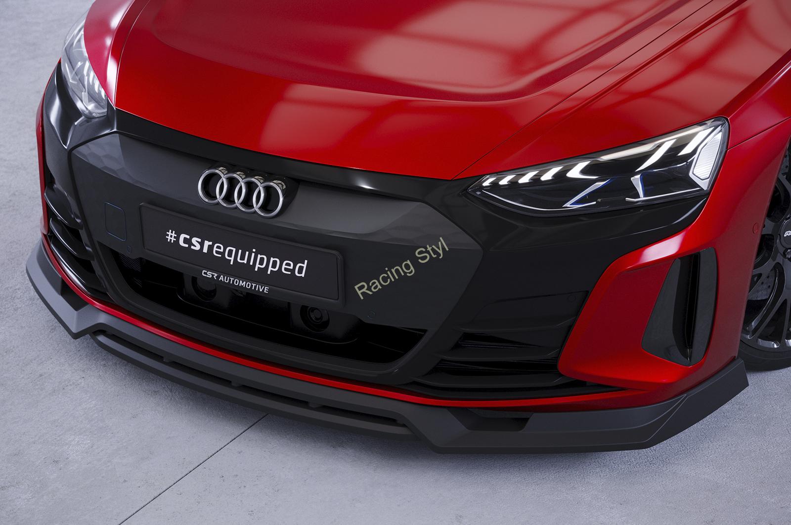 Audi e-tron GT přední spoiler lipa Glossy Black CSR Lesk.