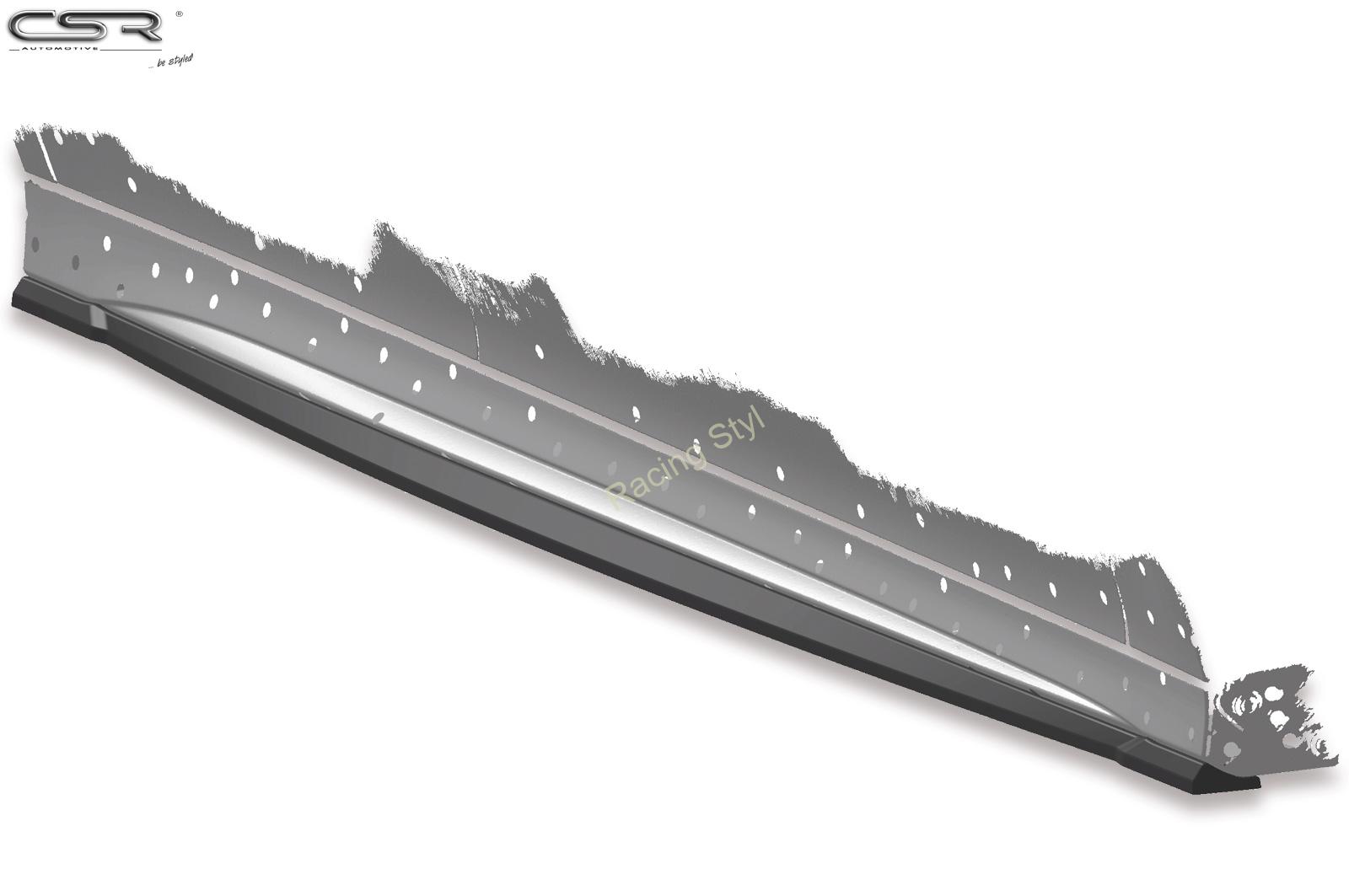 Mercedes Benz CLA C118/ X118 AMG-Line nástavce na boční prahy Glossy Black CSR Lesk.