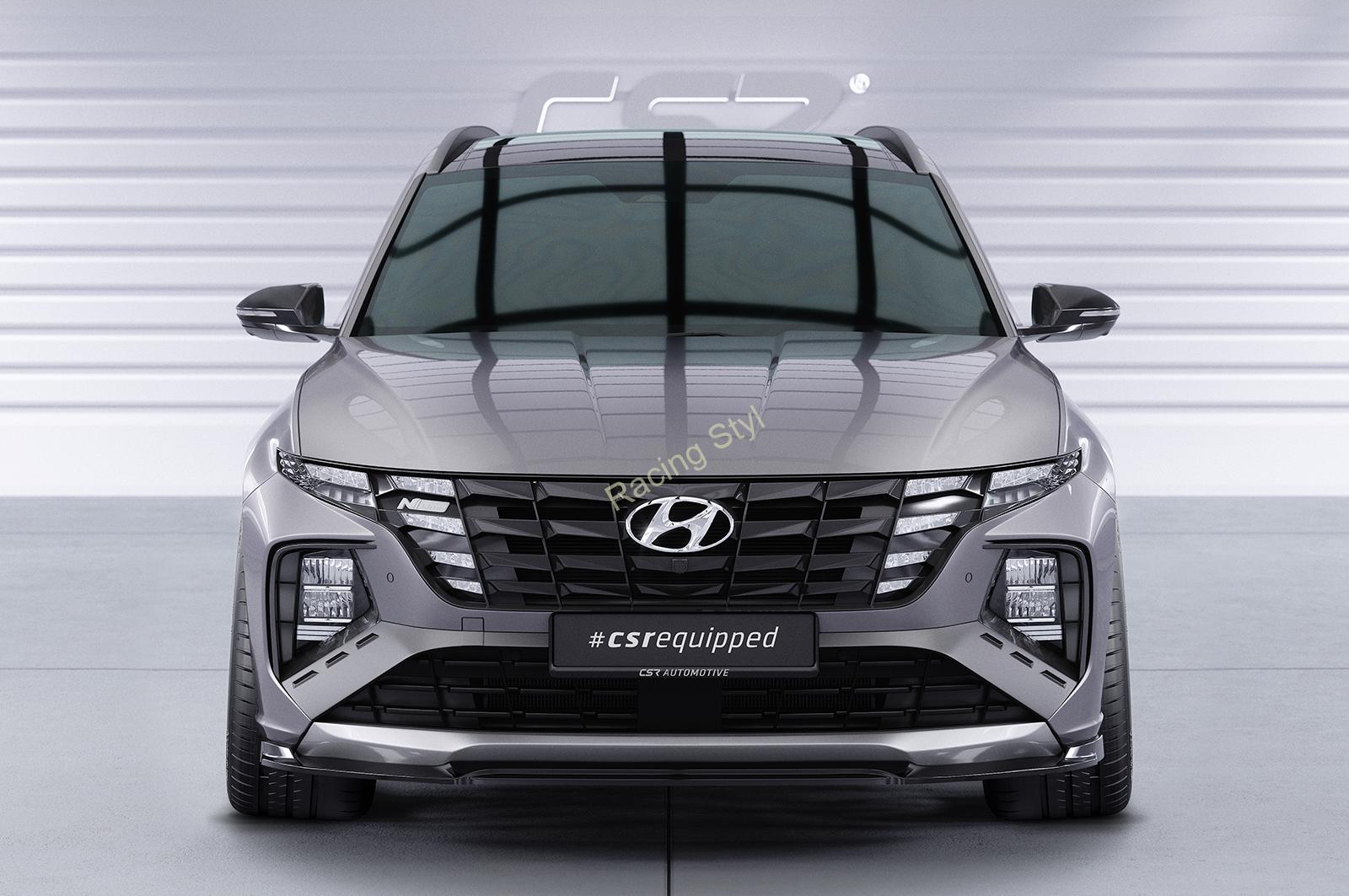 Hyundai Tucson 4 (NX4) N-Line přední spoiler lipa Glossy Black CSR Lesk.