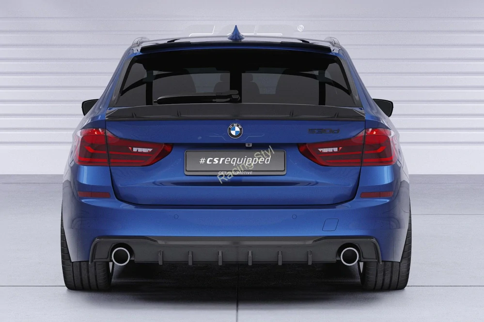 BMW 5 G31 Touring spoiler pod zadní okno Glossy Black CSR Lesk.